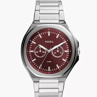Fossil Evanston Multifunction Stainless Steel Watch